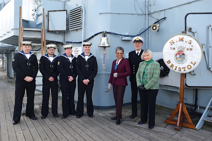A Visit to HMS BRISTOL