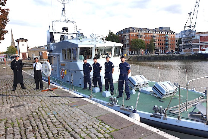 HMS RANGER finds safe harbour