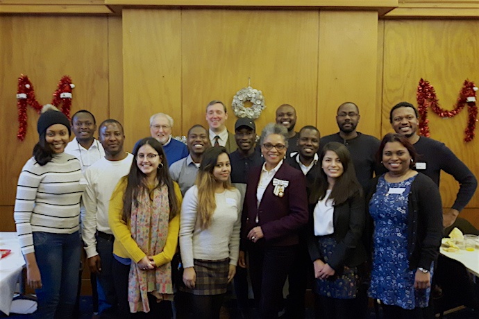 New Year's reception with Commonwealth scholars