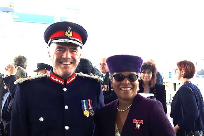 The Lord-Lieutenant of Fife together with the Lord-Lieutenant of Bristol.
